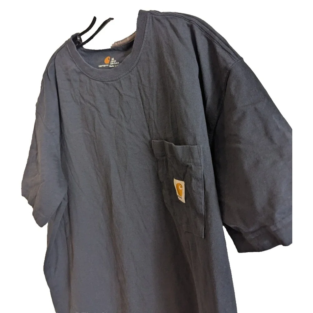 Carhartt‎ 278-20 Men's Blue Shirt Sleeve T-Shirt XL Workware Lightweight - Picture 3 of 5